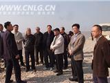 温州市老领导视察海涂围垦工作