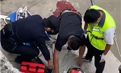 龙港一地突发！男子跌落，全是血