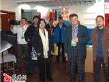 上海世博会国际信息发展网馆领导来我镇参观考察