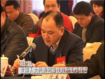 龙港人大代表团审议政府工作报告