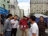 镇领导督查环境整治 提升龙港城市卫生形象
