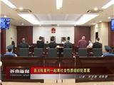 苍南法院宣判一起黑社会性质组织犯罪案 主犯重判19年