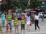 文明交通劝导 龙港志愿者在行动