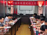 我镇纪委举行上半年度纪检工作会议