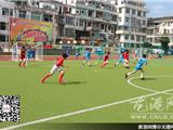 县中小学校园足球联赛在龙港如火如荼