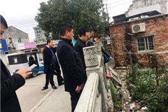 楼李河河长林大阔节后上班第一天巡查楼李河