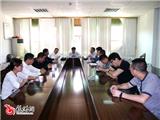 汤宝林在城北办事处调研工作