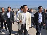 市环保局领导来龙港检查污水处理厂项目推进情况