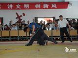 省第六届农运会中国式摔跤比赛现场10