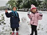 相约久违大雪 市民欢呼雀跃