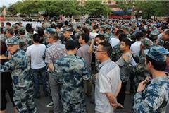 龙港举行新兵入伍欢送仪式