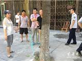 一棵十几年的行道树莫名遭毒手 房东说树是自家种想砍就砍