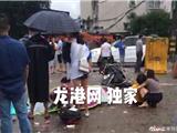 龙港东城路与彩虹大道路口发生车祸，一人当场身亡