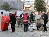 沿江社区咸园村火力全开  清洁家园迎新春