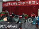 流浦村试点召开党支部民主推荐会