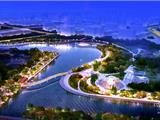 投资2亿的龙港新城月湖翠湖城市公园正火热施工中十月份建成开放！