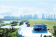 龙港新城一景 月湖圈