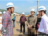 县人大副主任王忠秀率队视察龙港镇县重点工程建设工作