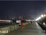 龙翔广场景观照明工程投用 龙港外滩夜色更加绚丽迷人