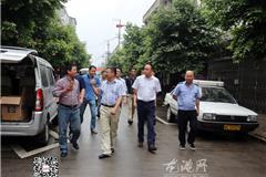 丁振俊、陈为来实地督察兴贤路安全隐患清剿工作