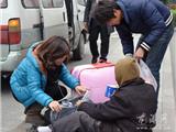 关注流浪乞讨人员 县救助站“冬至送暖”