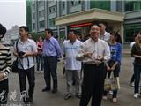 鹿城非公企业党组织来我镇参观学习