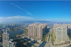 龙港新城一景 月湖圈