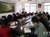 丁振俊到龙江社区指导村级组织换届工作