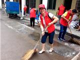 城南社区下埠村“垃圾革命”文明劝导队在行动