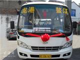 龙港到鳌江公交车开通运营  两岸投入9辆公交车