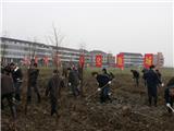 鹿城区农林水利局开展义务植树活动（图）