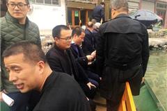 楼李河河长林大阔节后上班第一天巡查楼李河