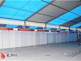 展馆搭建完毕，展区布展准备就绪