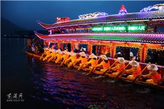 时隔18年 花船重现龙港舥艚东魁河 