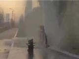 东方世贸旁发生爆管 龙港水务历时3小时顺利完成抢修