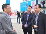 麻胜聪来龙港指导“互看互学”点建设情况