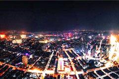 龙港大道城市夜景图集 摄影：池长峰