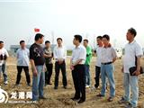 汤宝林到龙钢不锈钢项目建设工地调研