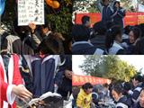 灵二高学生“美食”迎新年
