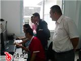 张洪国来我镇检查抗台防台工作