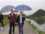  县人大常委会副主任王忠秀来龙港督查鲸宜河（龙港段）治水工作