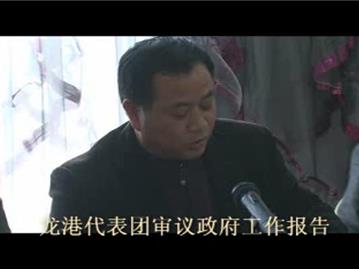 龙港代表团审议政府工作报告4