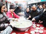 鳌江：西洋社区举行百家芥菜宴活动