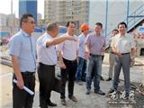 王忠秀调研龙港商业中心项目建设情况