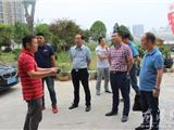 瑞安市人防办领导考察龙港民防工作