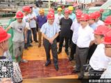市委副书记、代市长徐立毅来龙港检查指导抗台防汛工作