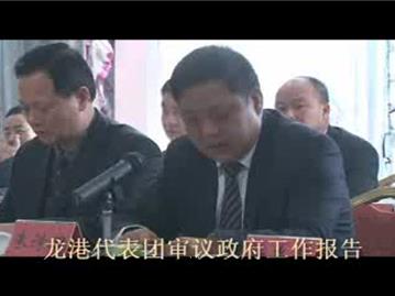龙港代表团审议政府工作报告5