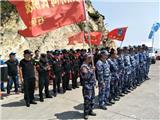 苍南县六支民间救援队近百人展开海上救援集训 提高救灾水平