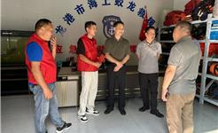 关爱一线救援，传递慈善温度｜龙港市慈善总会走访慰问救援慈善义工队