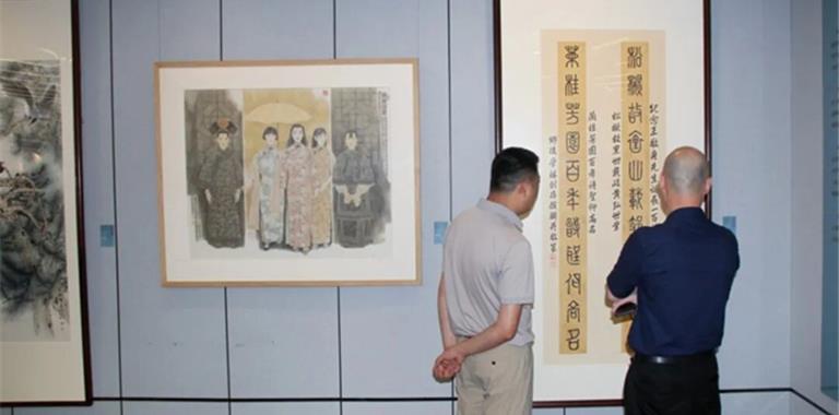 “墨池逸兴——龙港这里有书画展”开幕